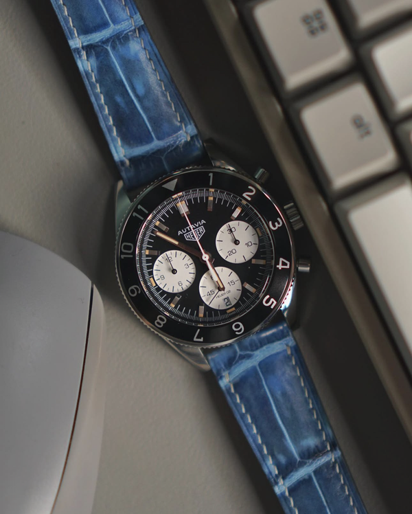 Multi Colour Crocodile Leather Watch Strap