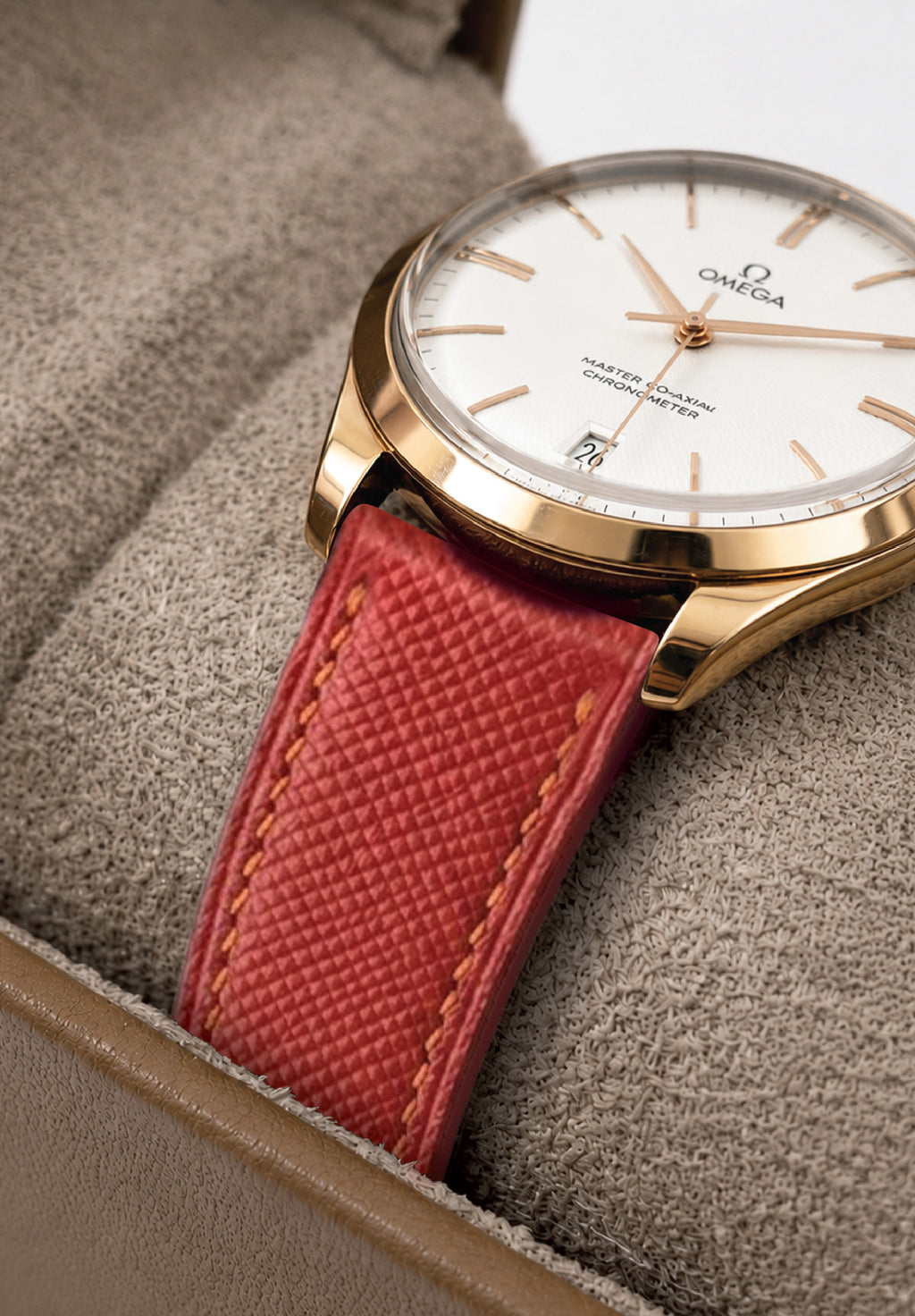 Saffiano Calf Leather Watch Strap