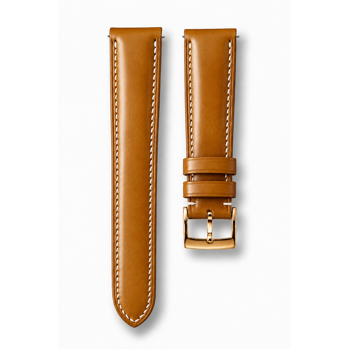 Shell Cordovan Leather Watch Strap
