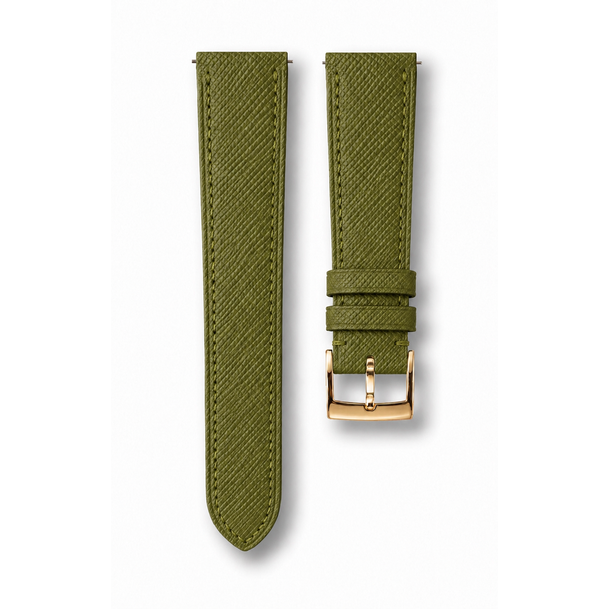 Saffiano Calf Leather Watch Strap