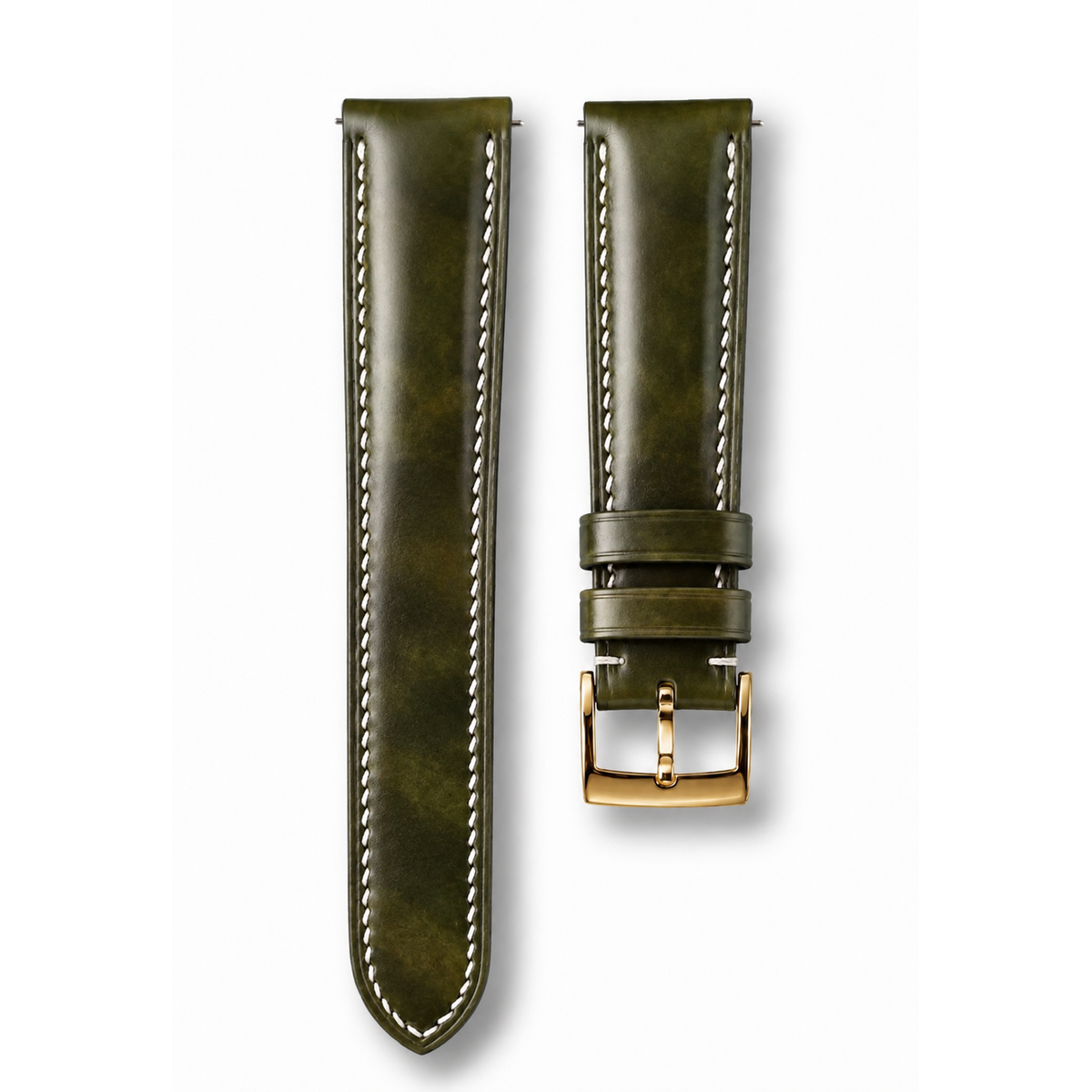 Shell Cordovan Leather Watch Strap