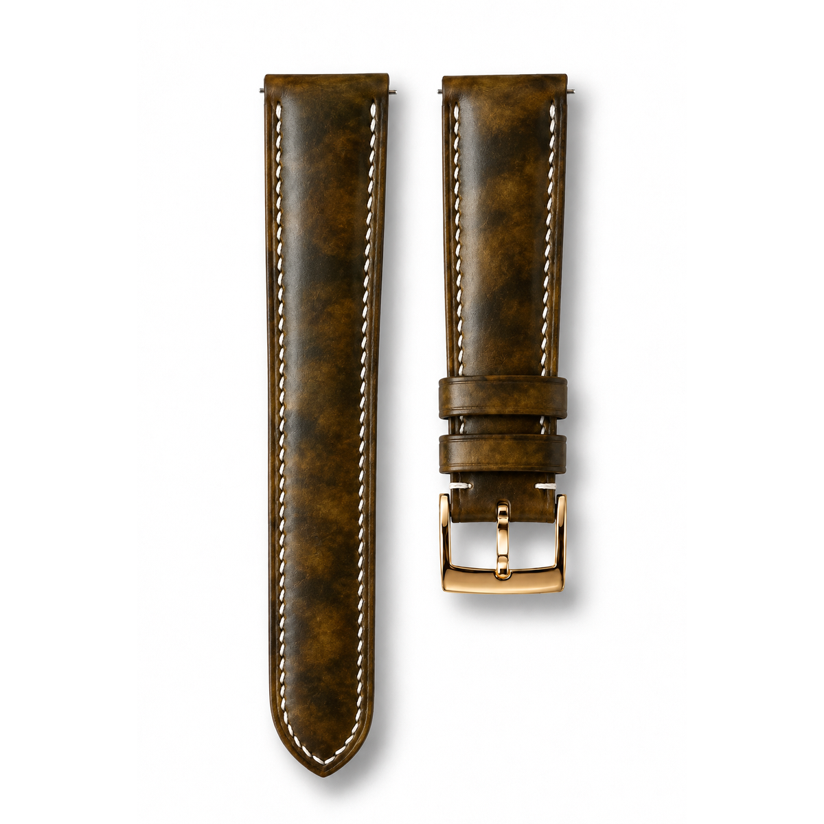 Shell Cordovan Leather Watch Strap