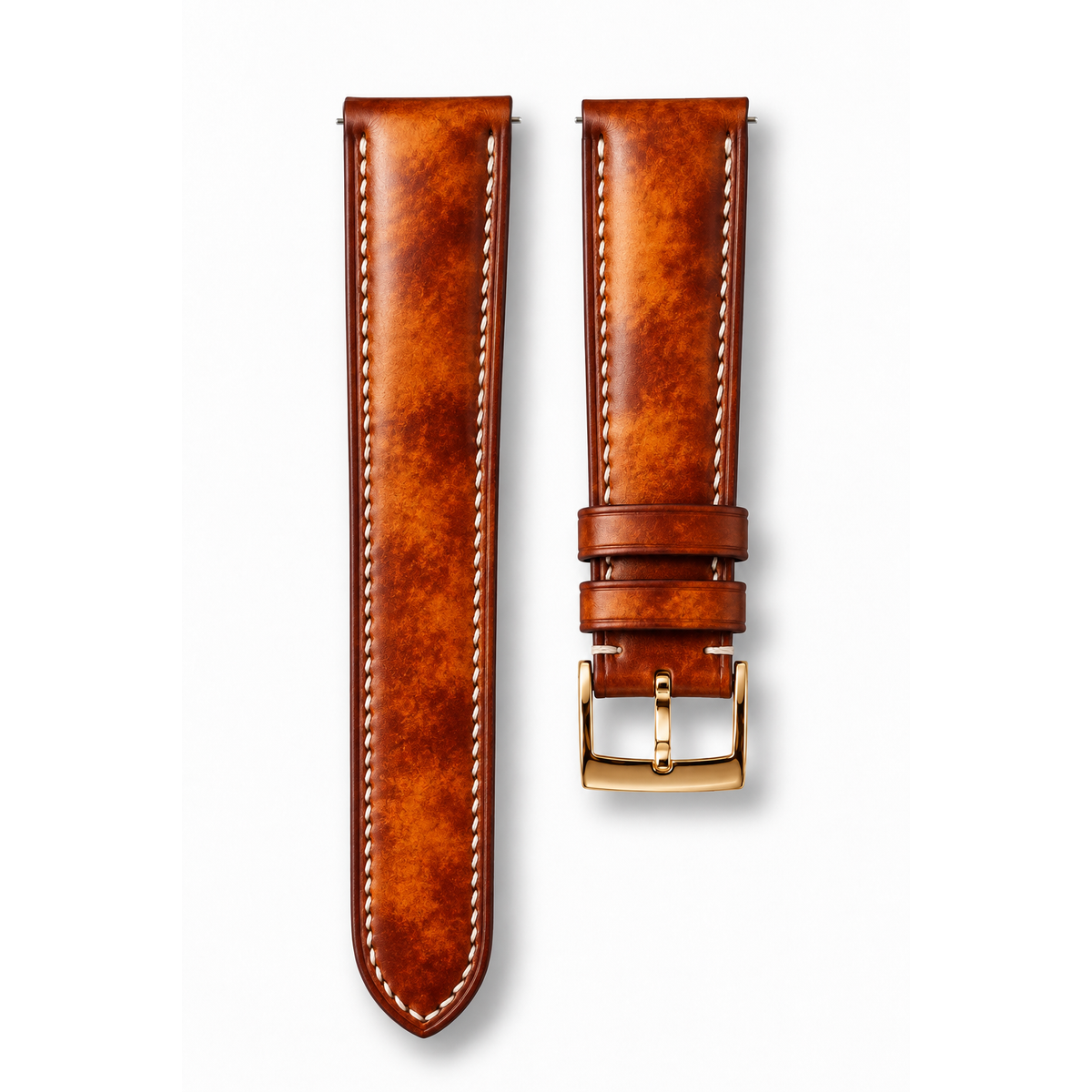 Shell Cordovan Leather Watch Strap