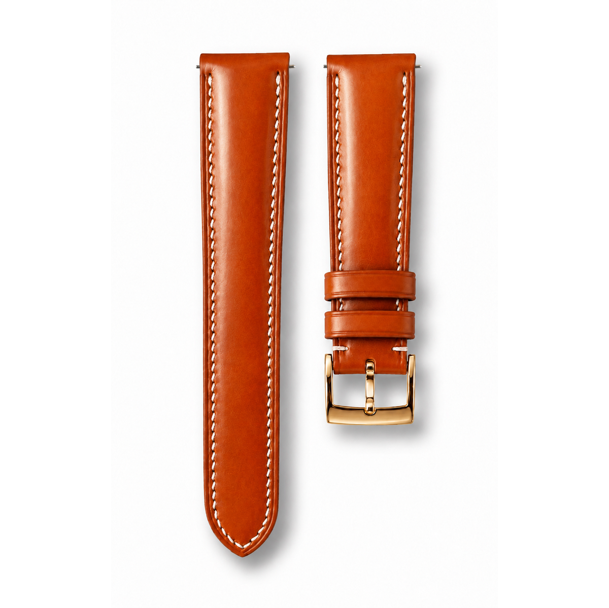 Shell Cordovan Leather Watch Strap