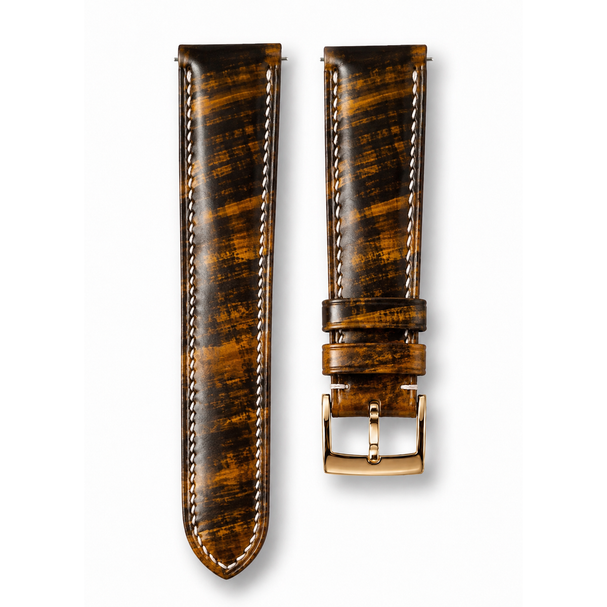 Shell Cordovan Leather Watch Strap